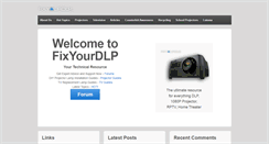 Desktop Screenshot of fixyourdlp.com